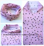 China Factory Produce Custom Pink Polyester Magic Neck Tubular Scarf