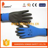 Ddsafety 2017 Blue Nylon with Black Nitrile Gloves