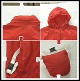 2017 OEM Hood Cycling Waterproof Foldable Rain Jacket
