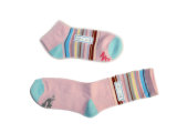Ankle Stocking Sports Socks with Color Dyed Cotton (fss-08)