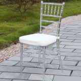 Acrylic Clear Resin Tiffany Chair with Cushion