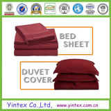 300tc Egyptian Cotton Dye King Bed Sheet Set 4PCS