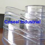 Super Clear Double Ribbed Plastic PVC Curtains
