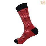 Men's Nice Red Bamboo Dress Sock