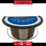 New Design Half Round Custom Blackjack Poker Table Manufacture Casino Table with Standard Poker Chip Ym-Bj02/03