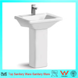 Wholesale Best Price Square Sink New Design White Wash Pedestal Basin