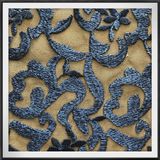 Classical Mesh Embroidery Lace Leaf Tulle Embroidery Lace
