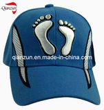 6 Panel Blue 3D Embroidery Baseball Cap