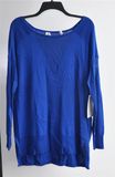 Ladies Long Sleeve Round Neck Knit Pullover Sweater