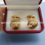 Customized Design Fashionable Metal Gold Cufflinks