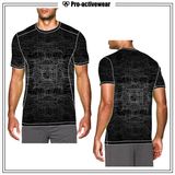 Wholesale OEM Factory Customized Lycra Compression Wear Sports T-Shirt