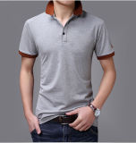 100 Cotton Single Jersey Short Sleeve Polo Clothing, Men Polo Shirts