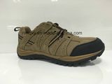 Coffee Suede Cemented Sole Safety Shoes (HQ0161031)