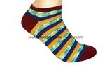 Combed Cotton/Space Dye 200n Single Cylinder Men's Sock with Hand Linking