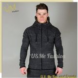 Fitness Men's Clothing Custom Embroidered Gym Hoodie