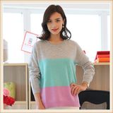 100% Mongolian Cashmere Women Long Sleeve Pullover Sweater
