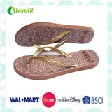Women's Slipper with PE Sole and PVC Straps
