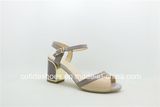 New Fashion Lady Leather Fish Mouth Sandal