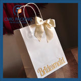 Kraft Paper Bag with Satin Bow Tie