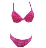 Fashion Leopard Print Push up Underwear Bra Set (EPB187)