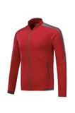 Adult and Child Funds Breathable, Easy to Dry Anti-Static Red Long Sleece Football Jacket