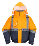 Winter High Visibility Safety Bomber Reflective Jacket