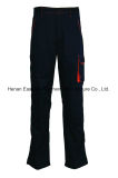 Navy Casual Long Pants T/C Comfortable Trousers with Reinforced Keen