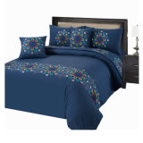 Blue Broccoli Embroidery Bedding Sets