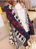 Thin Sweater Coat V Collar Long Sleeved Sweater Cardigan (BTQ003)