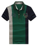 Embroidered High Quality Short Sleeve Custom Fashion Tee Shirt (FY-0319)