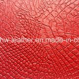 Hot Sale Vinyl PVC Leather Fabric for Sofa Chair Upholstery (HW-243)