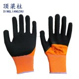 13G Polyester Shell Coated Foam Latex Work Gloves in China