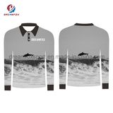 Custom Sublimation Fishing Shirts Long Sleeve Quick Dry Fishing Jersey
