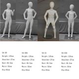 Full Body Standing Egg Head Matte White Kids Mannequin