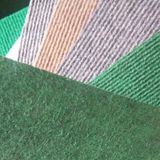 Glue Backing Ribbed Style Exhibition Needle Punched Carpet