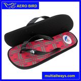 PE Male Slipper with Line Design Printting (T1697)