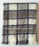 2017 Winter Collection Check Woven Brushed Acrylic Stole/ Scarf (HMK87)