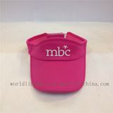 Absorbing Polyester Mesh Sports Visor Cap with Embroidery