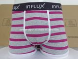 Stripe Fashion Cotton Sexy Men's Boxer Short Men's Underwear