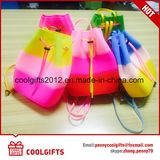 Colorful Kids Mini Silicone Drawstring School Bag Backpack