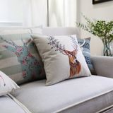 Good Touch Cotton Linen Western Throw Pillows for Couch