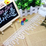 Factory Stock Wholesale 7cm Width Embroidery Nylon Net Lace Polyester Embroidery Trimming Fancy Lace for Garments Accessory & Home Textiles & Curtain (BS1058)