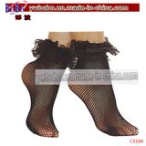 Black Fishnet Stockings Lady Pants Ankle Carnival Costumes (C5104)