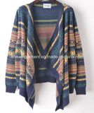 Women Fashion Winter Wool Cashmere Cardigan with Warming (X-240)