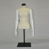 FRP Half Body Female Sport Mannequin with Metal Base