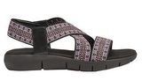 Scored Outsole Faux Leather Open Toe Sport Sandals