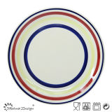 16PCS Ceramic Dinner Plate Hand Painted Design