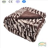 Guangzhou Hunter Blankets Customized Queen and Thick Flannel Sherpa Reversible Blanket