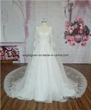 Classical Style Lace with Cape Wedding Dress