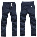 Men's Leisure Chino Flat-Front Straight-Leg Pants